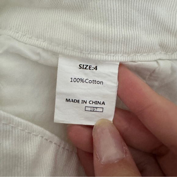 Astylish | NWOT Classic High Waist Baggy Slouchy Boyfriend Jeans in White Size 4 - Picture 11 of 11